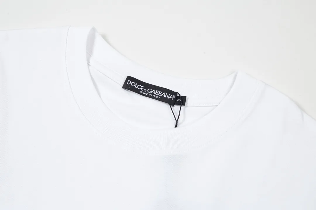 DG/ DG 🪡 Logo ， Retro Same Style T Versatile : White Size：XS~L